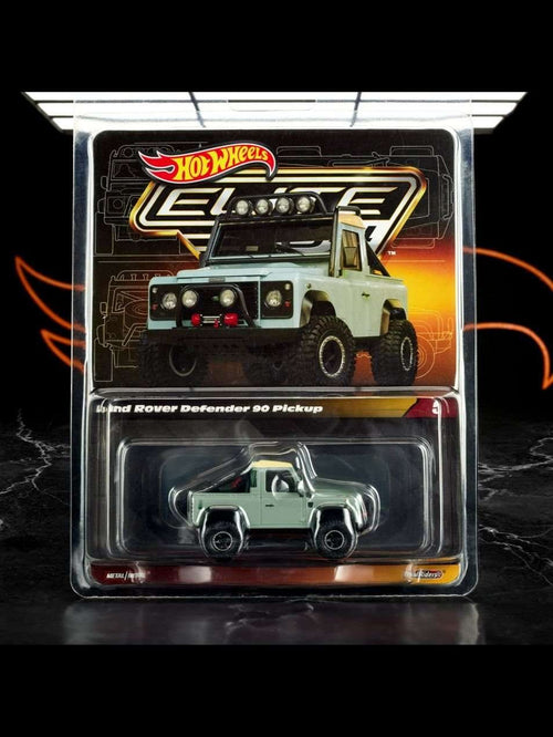 Hotwheels Elite 64 Series Land Rover Defender 90 Pickup (with protector) imported rlc 1:64 Scale