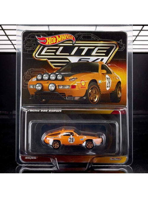 HotWheels Elite 64 Porsche 928 Safari imported rlc 1:64 Scale (With Protector)