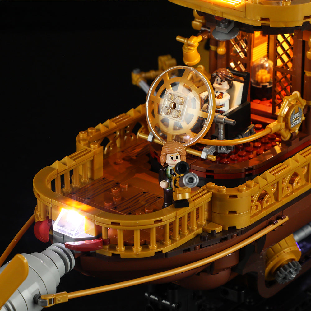 Steampunk Airship: Light Catcher 1641PCS