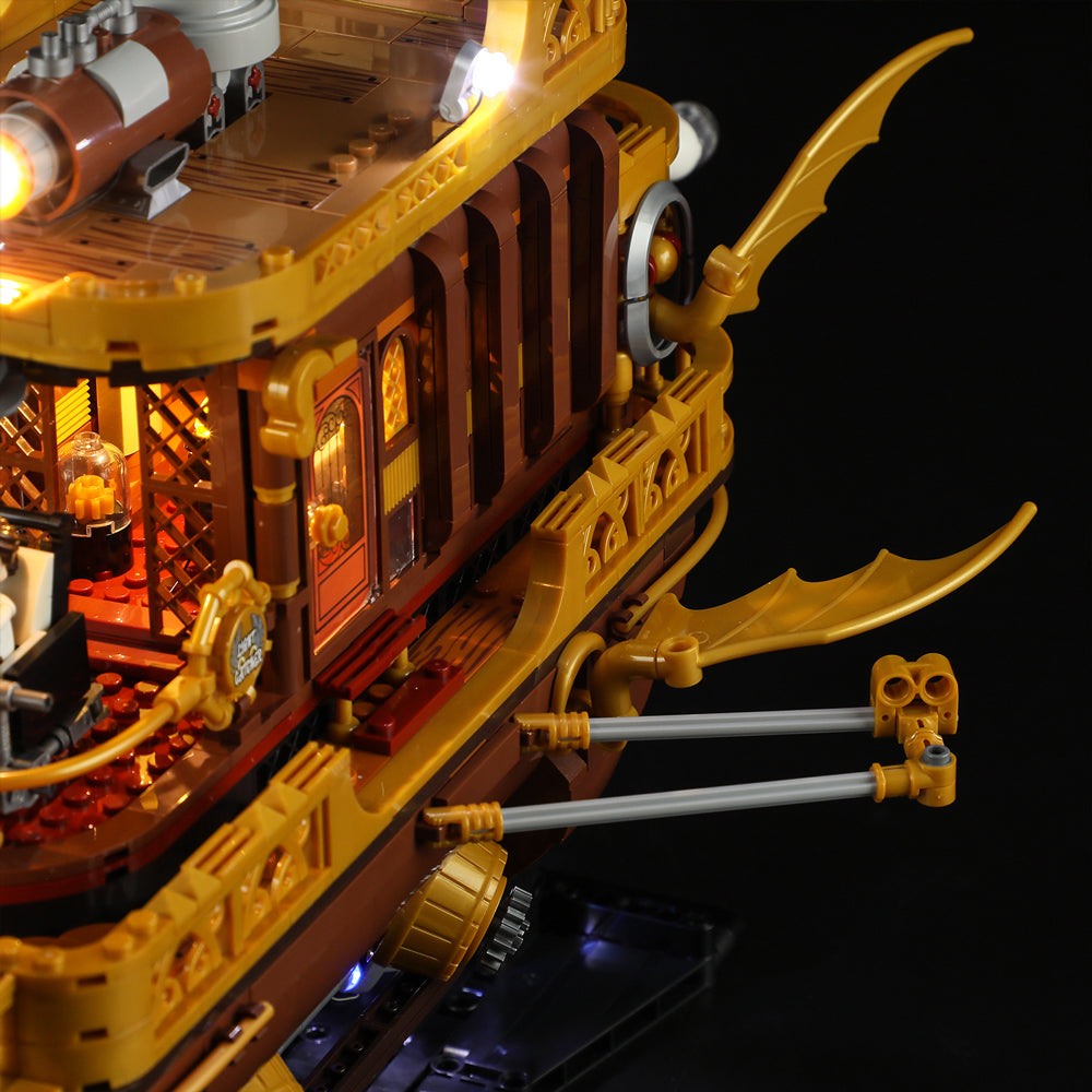 Steampunk Airship: Light Catcher 1641PCS