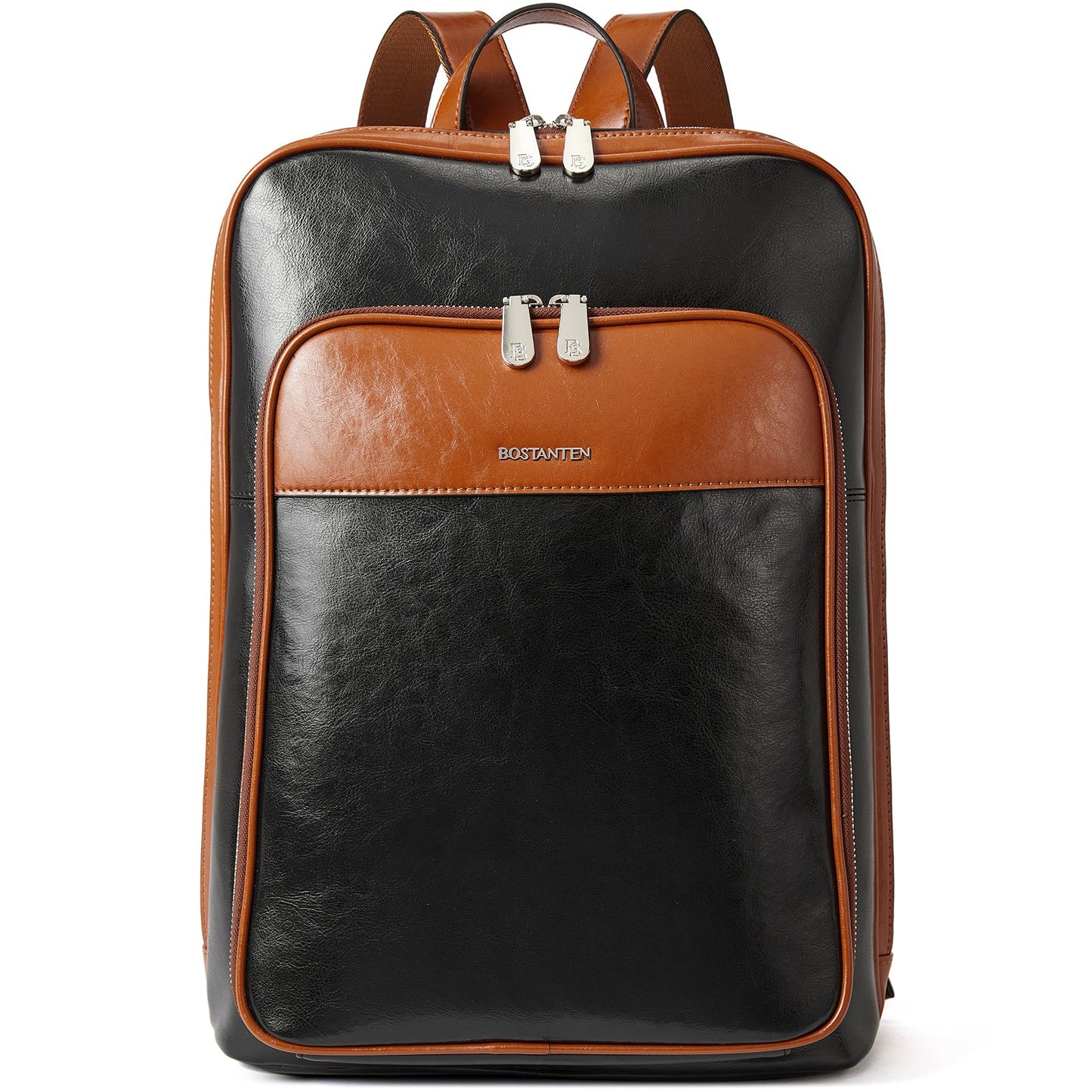 Vintage Leather Laptop College Travel Backpack