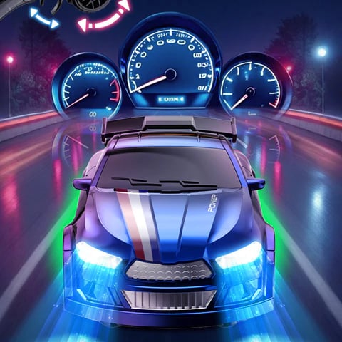 Remote-controlled mini drift car