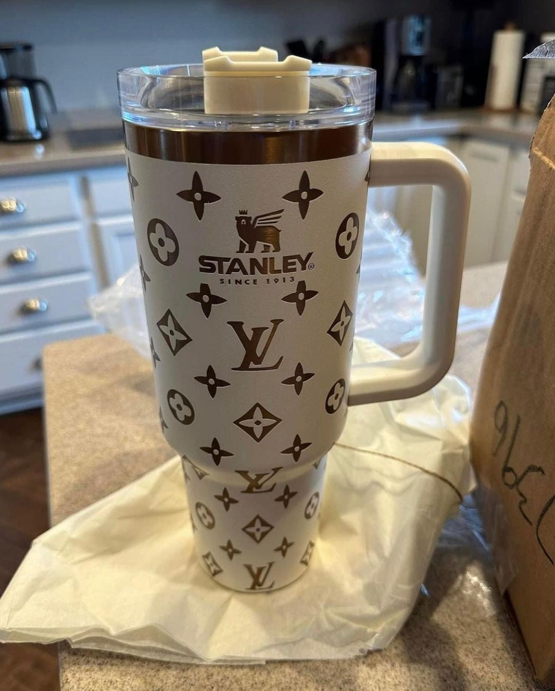 LV theme Design Tumbler 40oz