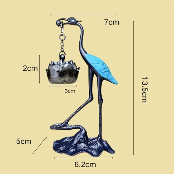 Lotus Crane Ornaments & Aromatherapy Diffuser
