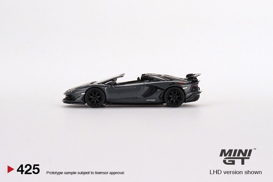 Mini GT 1:64 Lamborghini Aventador SVJ Roadster Griglo Telesto #425
