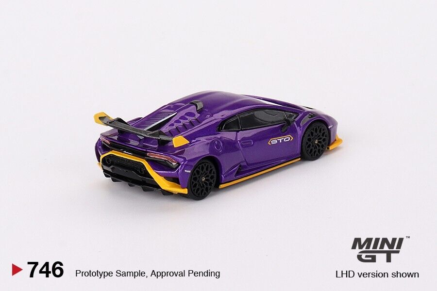 Mini GT 1:64 Lamborghini Huracán STO Viola Pasifae #746