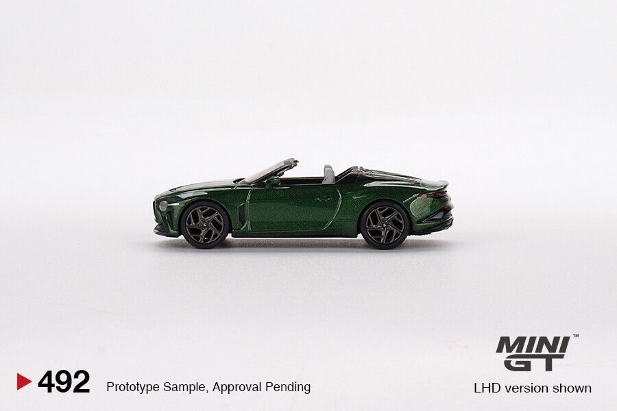 Mini GT 1:64 Bentley Mulliner Bacalar Scarab Green #492