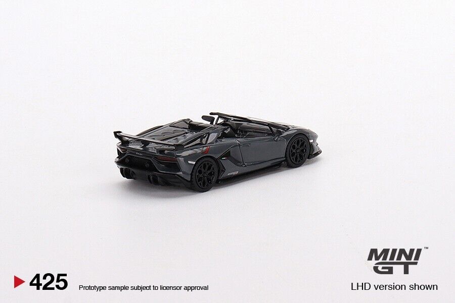Mini GT 1:64 Lamborghini Aventador SVJ Roadster Griglo Telesto #425