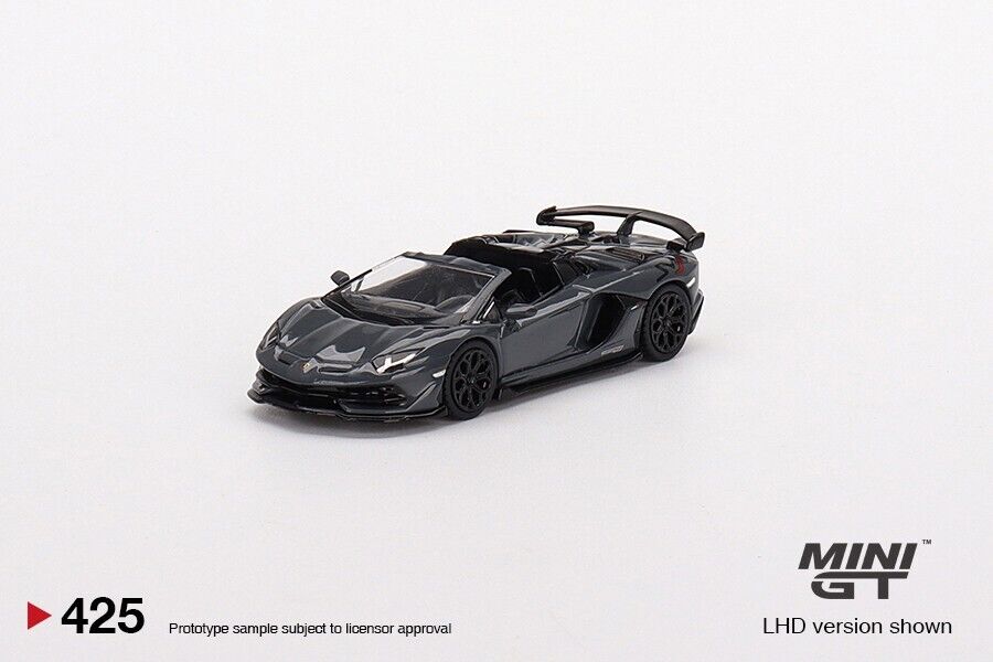 Mini GT 1:64 Lamborghini Aventador SVJ Roadster Griglo Telesto #425