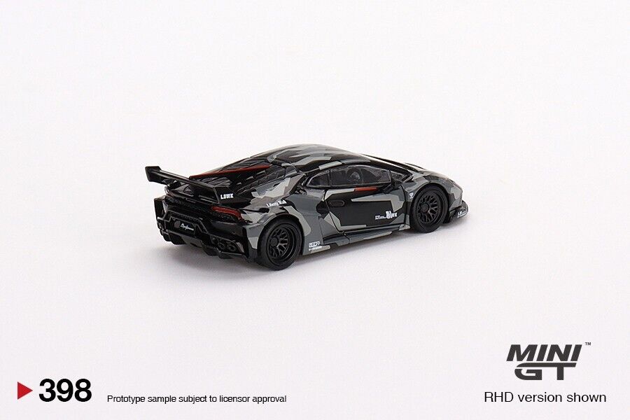Mini GT 1:64 LB WORKS Lamborghini Huracán GT Digital Camouflage #398