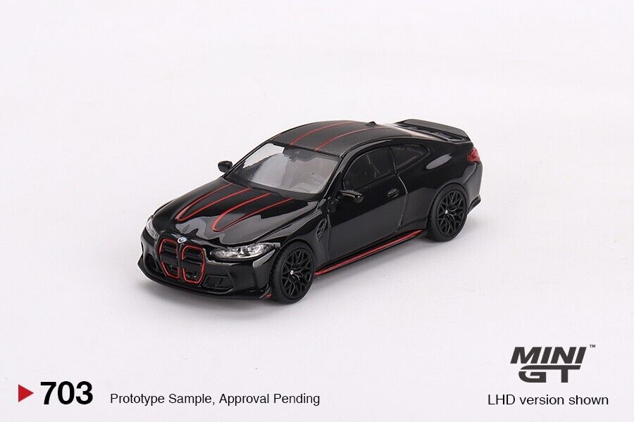 Mini GT 1:64 BMW M4 CSL Black Sapphire #703