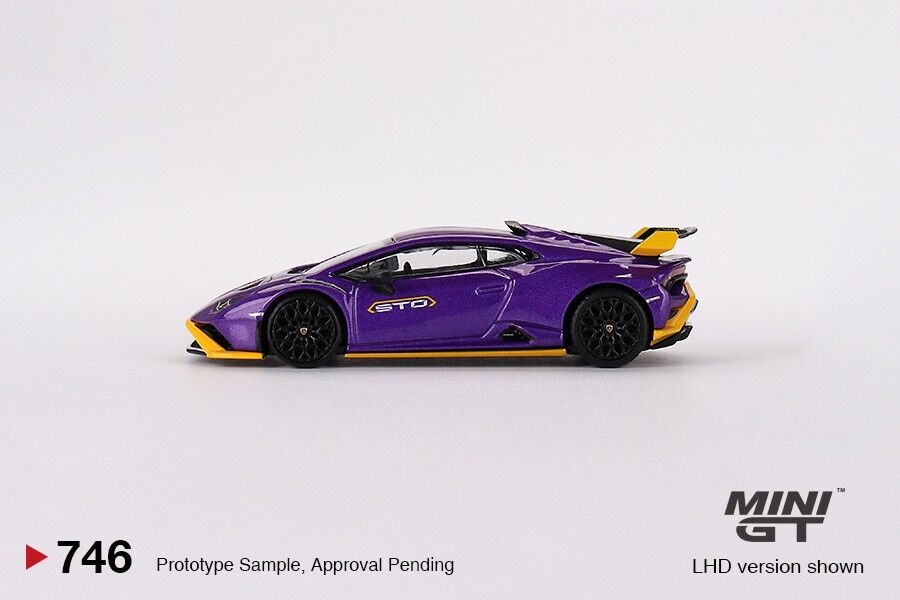 Mini GT 1:64 Lamborghini Huracán STO Viola Pasifae #746