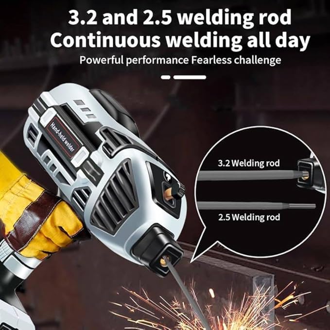 Portable ARC Welder Machine Gun, 4600W IGBT Standing Handheld Welding Machine, 6 variable current adjustment, Welder Machine Kit