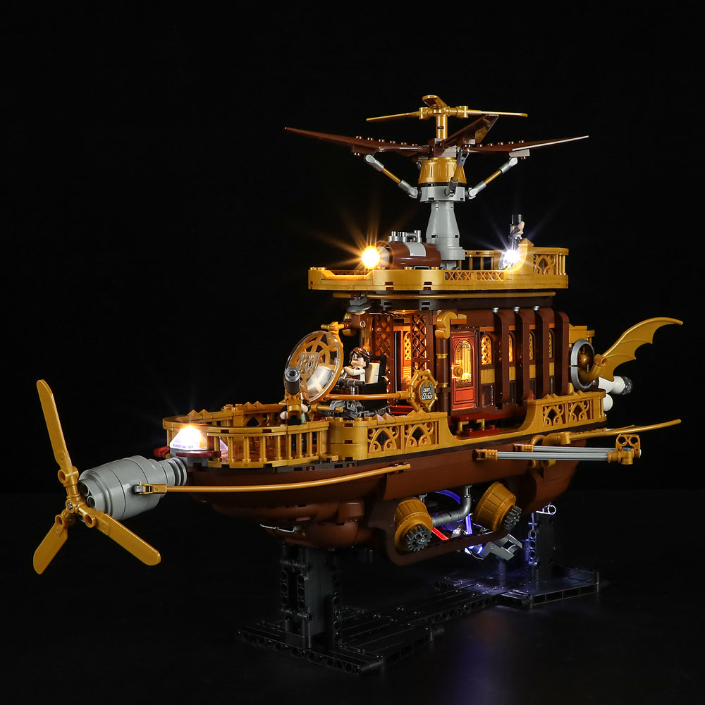 Steampunk Airship: Light Catcher 1641PCS