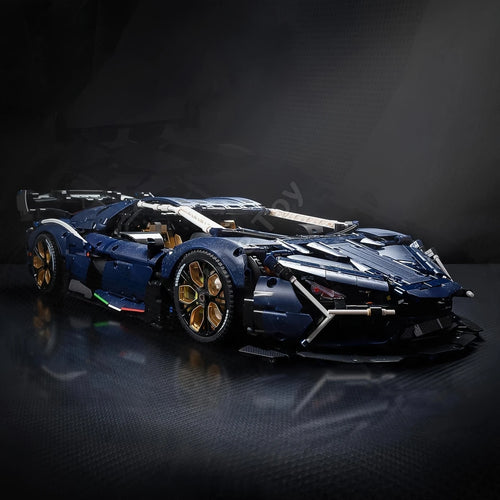 Limited Edition Starry Sky Fashion Sports Car Building Block Toy