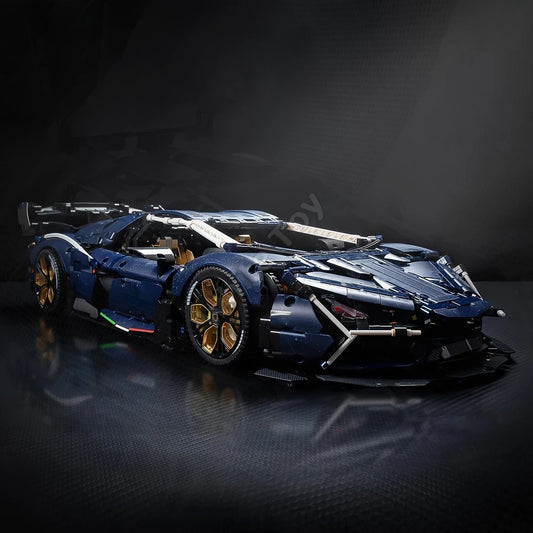 Limited Edition Starry Sky Fashion Sports Car Building Block Toy