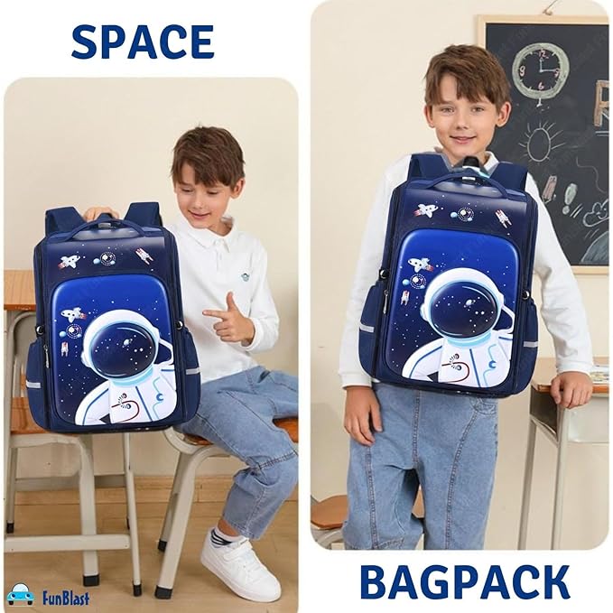 Mumma Mall - Kid’s 3D School Bag🧳 | Light & Weight🌬️ | Soft & Durable🛡️ | Waterproof💦