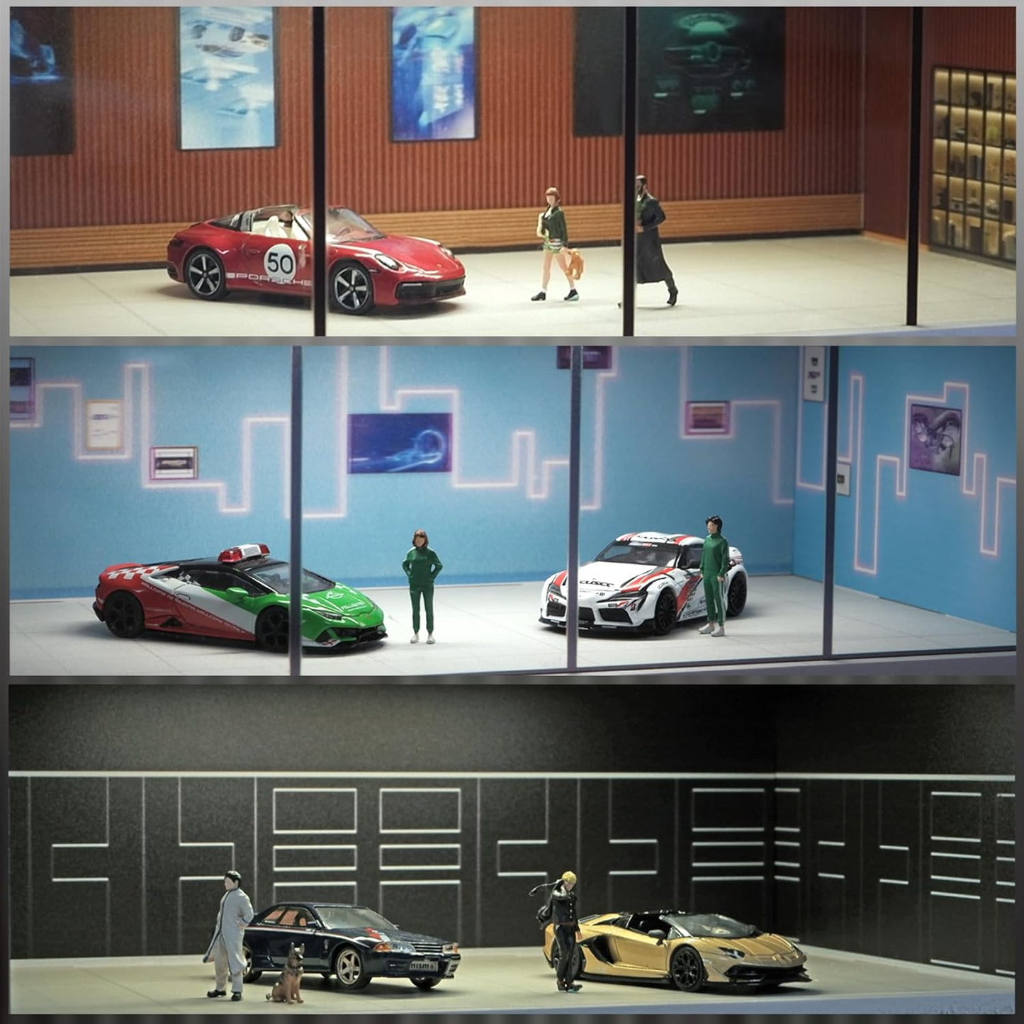 Luxury Miniature Car Showroom for 1:24, 1:43 & 1:64 Models