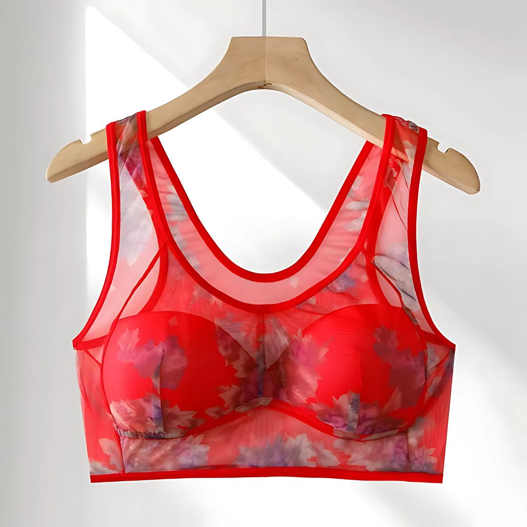 Pack Of 6 Ice Silk Lace Cooling Summer Bras