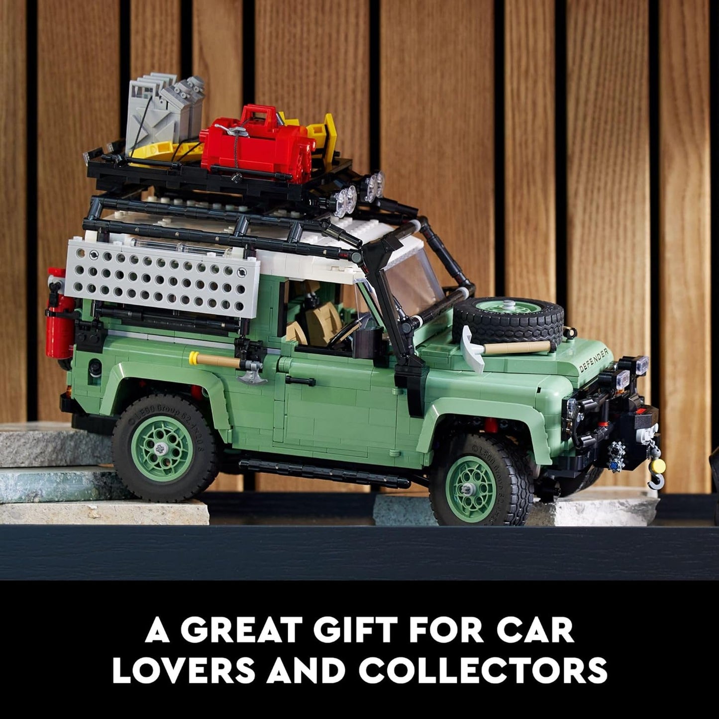 LEGO Icons Land Rover Classic Defender 90 10317 Model Car Building Set for Adults and Classic Car Lovers