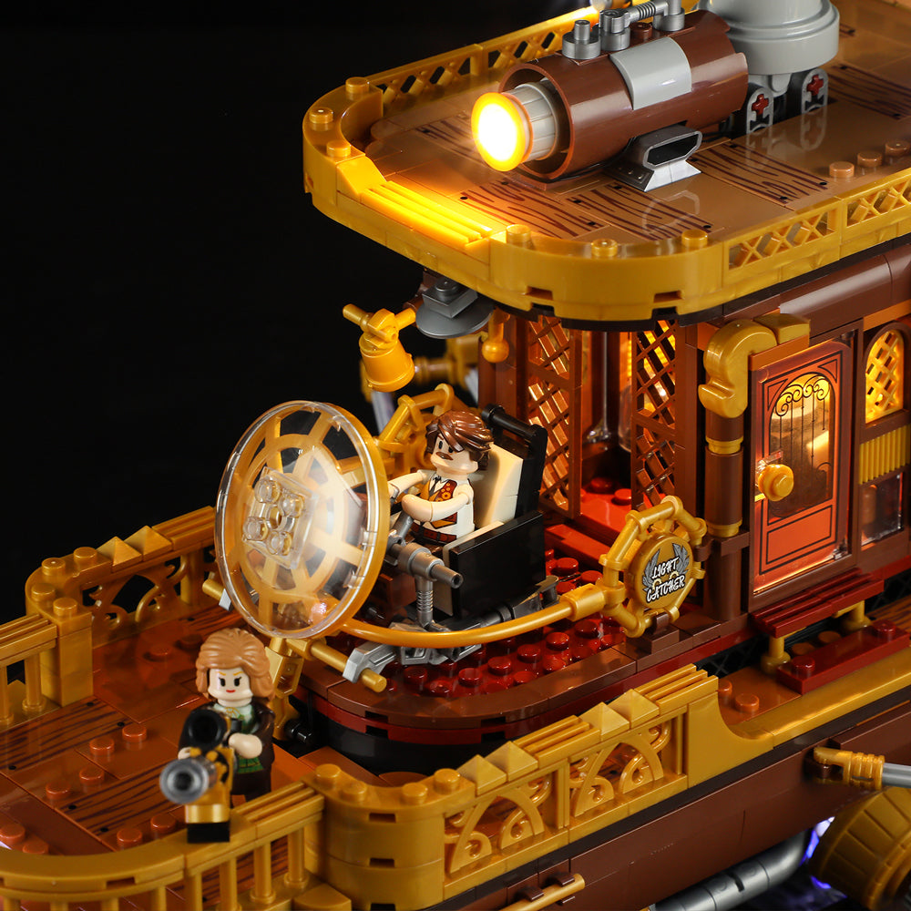 Steampunk Airship: Light Catcher 1641PCS