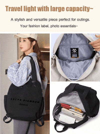 Stylish and minimalist 3-in-1 multifunctional backpack