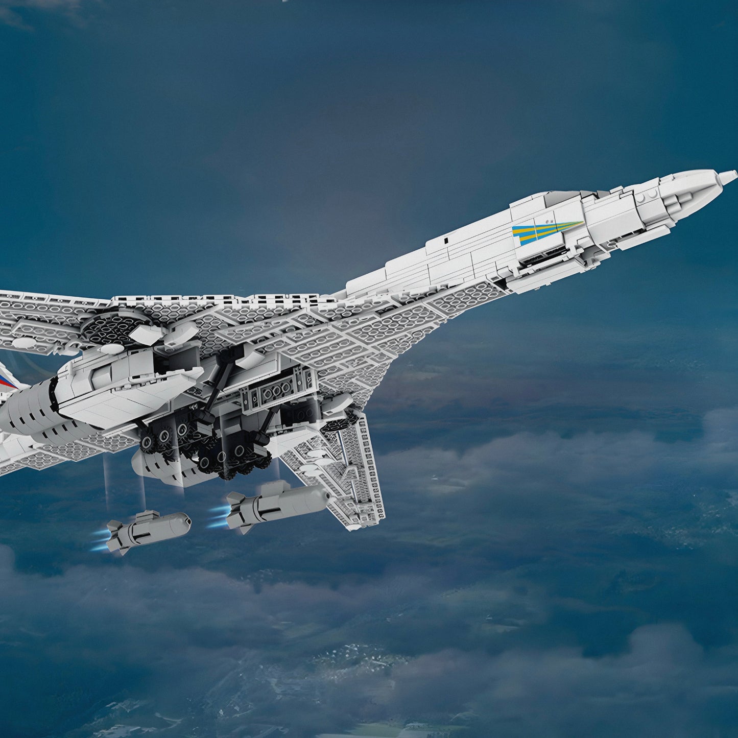 TU-160 STRATEGIC BOMBER | 1598PCS
