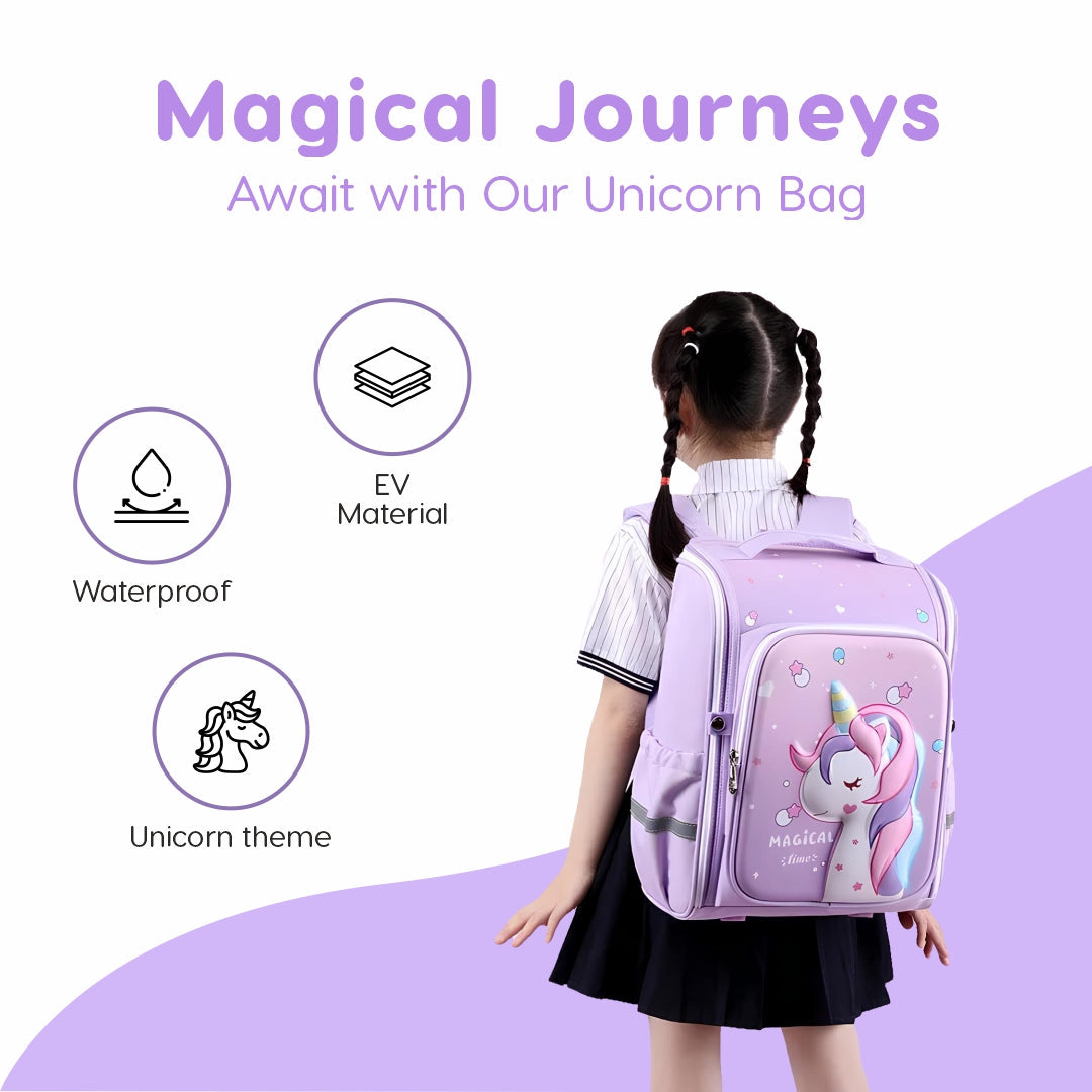 Mumma Mall - Kid’s 3D School Bag🧳 | Light & Weight🌬️ | Soft & Durable🛡️ | Waterproof💦