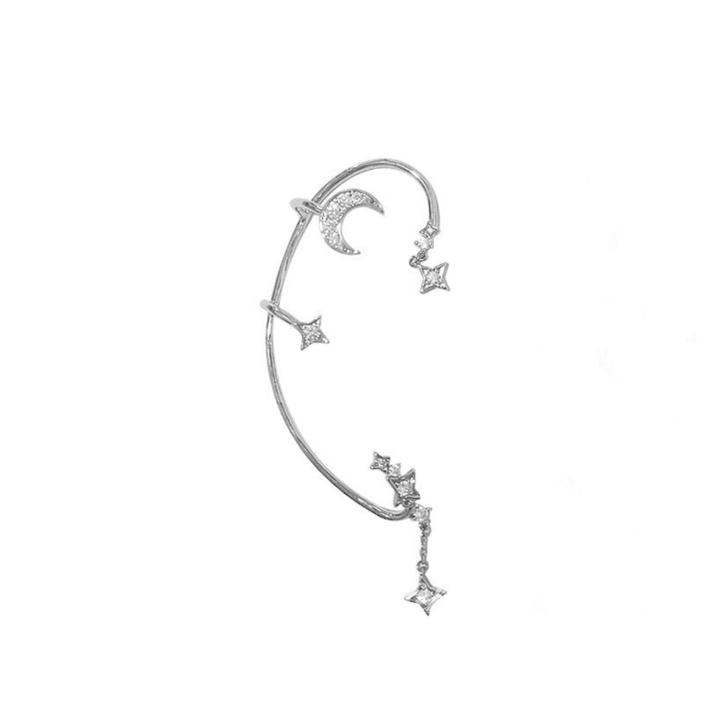 Crystal Moonstar Earrings (PAIR)