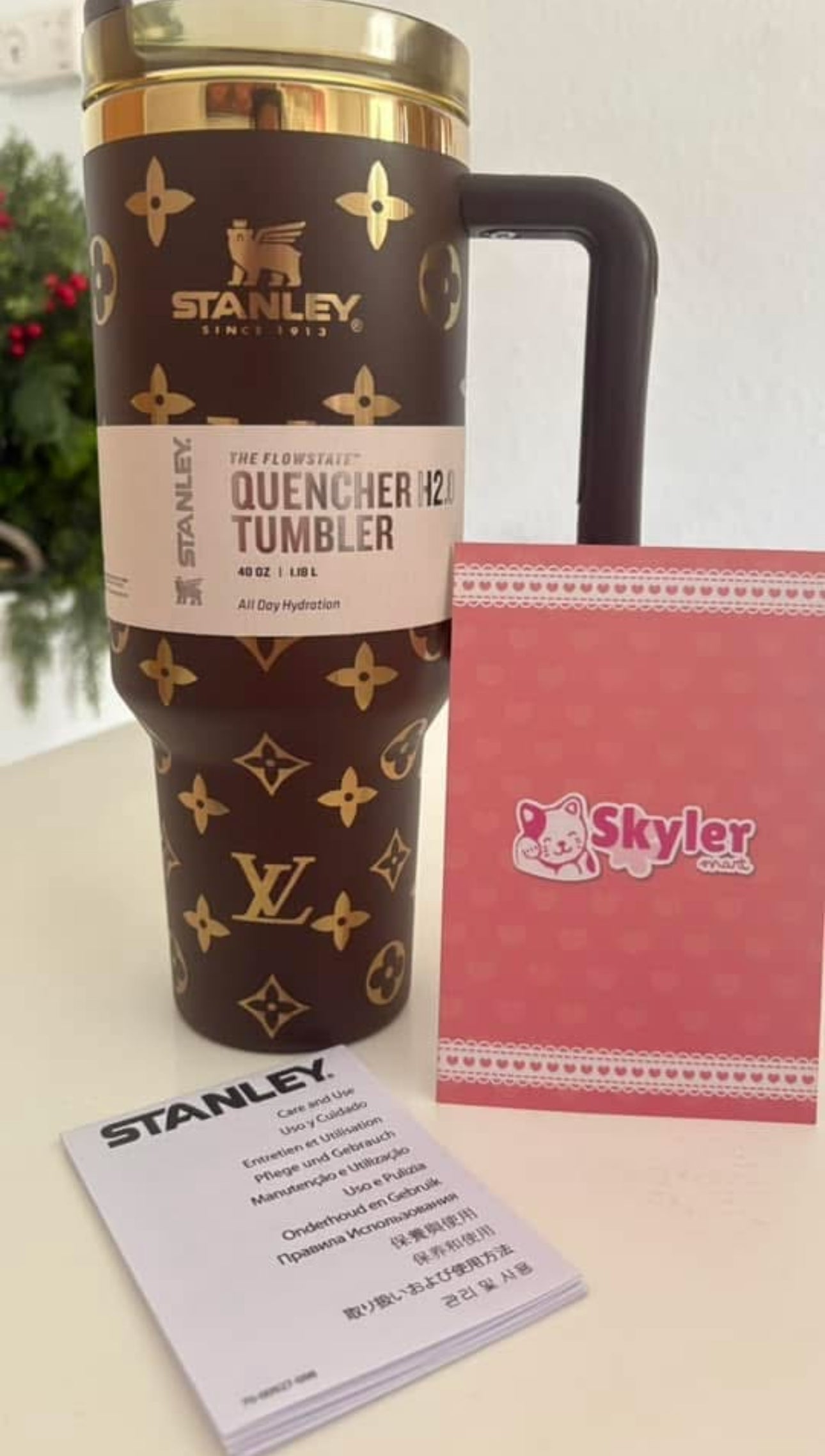 LV theme Design Tumbler 40oz