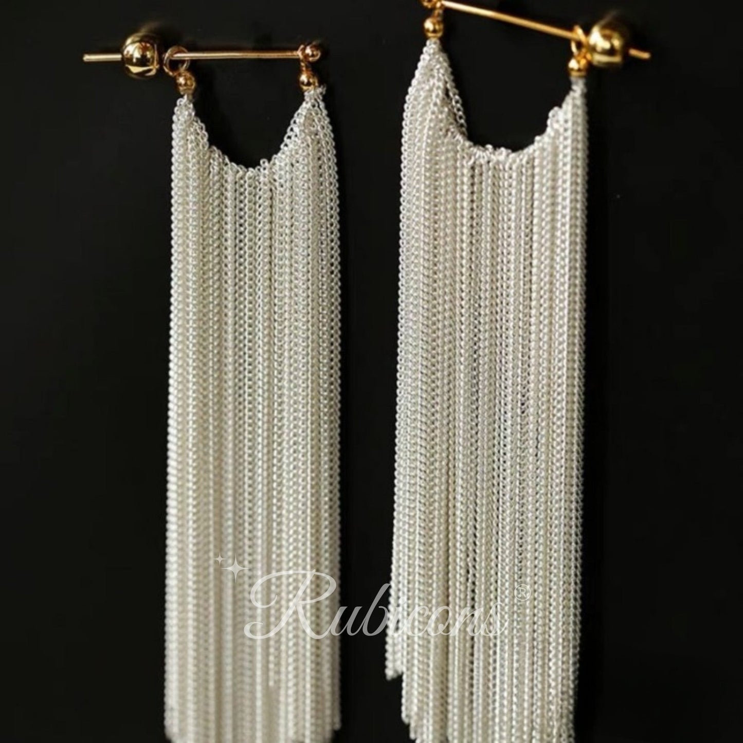 Galaxy Waterfall Tassel Earrings