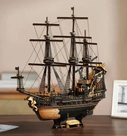 The Seahorse Barque 3D Wooden Puzzle