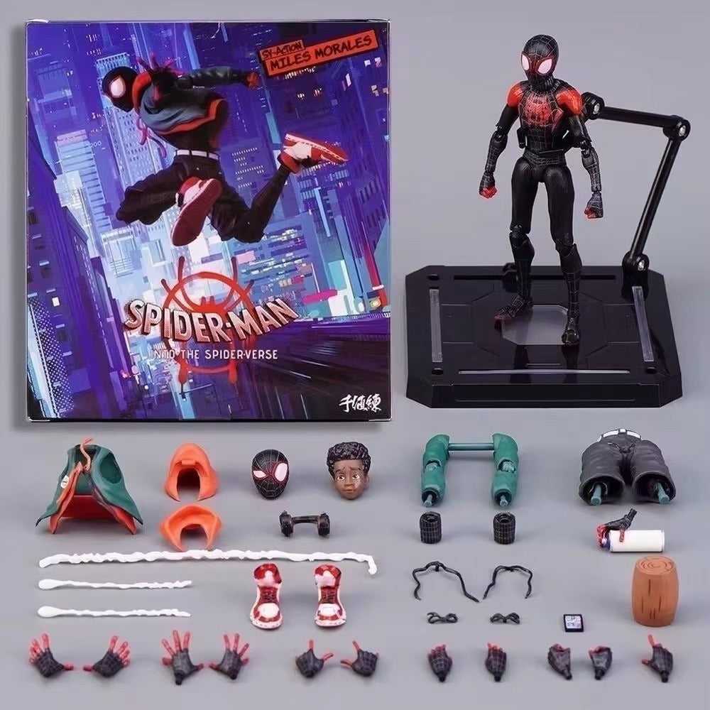 Miles Morales Spider Man Action Figure | Across The Spider-Verse