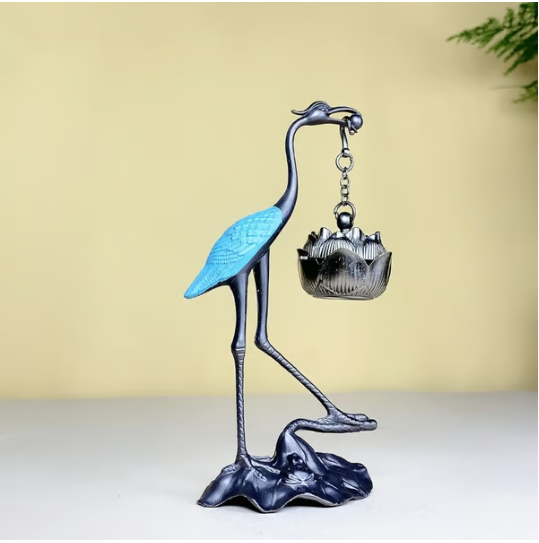 Lotus Crane Ornaments & Aromatherapy Diffuser