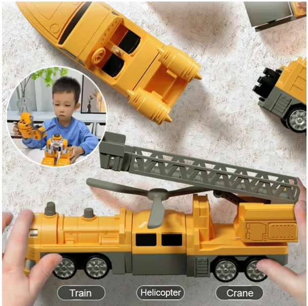 Magnetic Transform Engineering Car Assembled Toys 🔥🧲