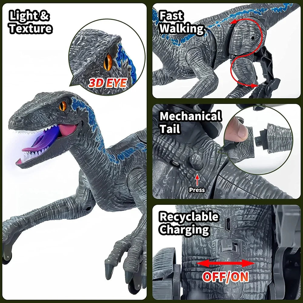 Optimal Children Gifts Realistic Remote Control Dinosaurs