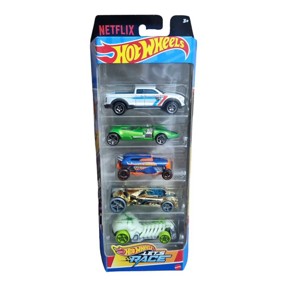 Hot Wheels – 5 Pack Lets Race – Diecast Car Models