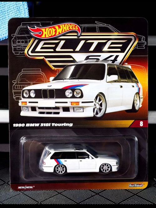 HotWheels Elite 64 1990 BMW 318i Touring 1:64 Scale (With protector) imported RLC 1:64 Scale