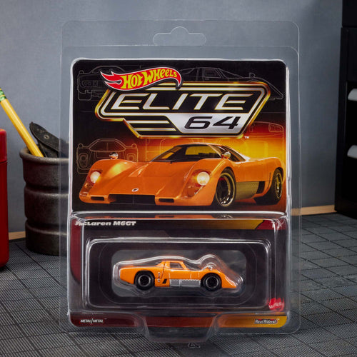Hotwheels elite 64 McLaren m6gt imported rlc  1:64 Scale