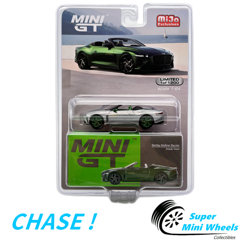Mini GT 1:64 Bentley Mulliner Bacalar Scarab Green #492