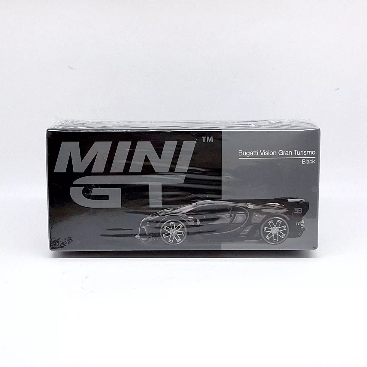 MINI GT 795 1/64 Bugatti Vision Gran Turismo Black LHD NEW DIECAST CAR