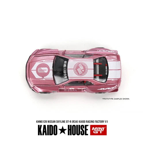 Mini GT 1/64 Nissan Skyline GT-R R34 KAIDO RACING FACTORY