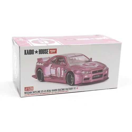 Mini GT 1/64 Nissan Skyline GT-R R34 KAIDO RACING FACTORY