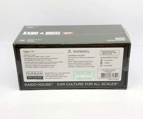 KAIDO HOUSE x Mini GT 076 Datsun KAIDO 510 Wagon CARBON FIBER V3 New