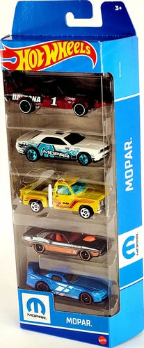 Hot Wheels MOPAR 5-Pack w/ Dodge Challenger, Charger, Viper, Li'l Red Express