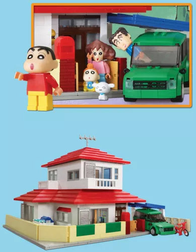 Oxford Block Crayon Shin-Chan HOUSE Bricks Building Figures Big Toy set JG3625