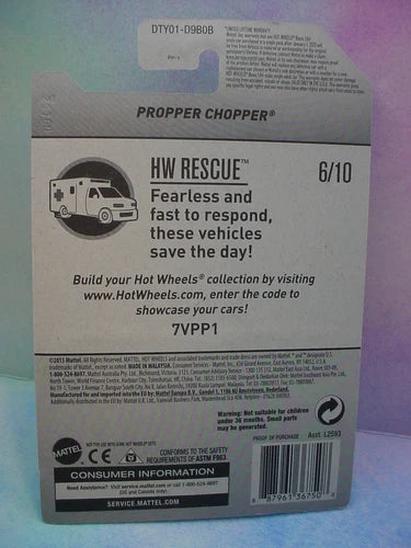 Hot Wheels PROPPER CHOPPER