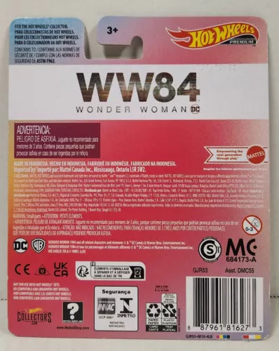 Hot Wheels Premium WW84 Wonder Woman Jet DC Comics Lockheed Martin F-22 F-35 F15