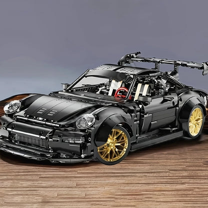 Black High-Precision Assembly Toy Car Model of The Bull Demon King