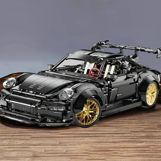 Black High-Precision Assembly Toy Car Model of The Bull Demon King